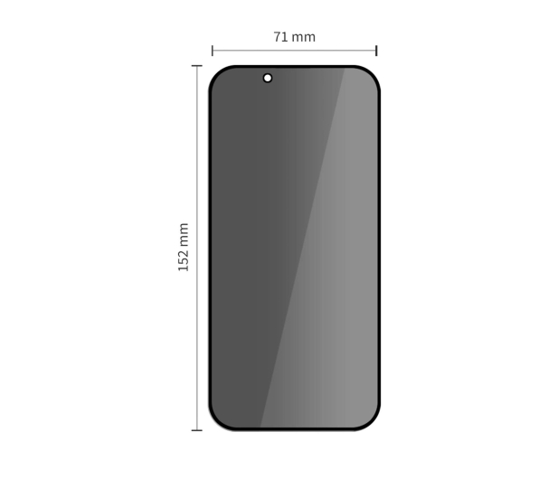 TECH-PROTECT Glass Spy+ 2-Pack do Iphone 17 Air Privacy 5906302319312 - 1359621 - zdjęcie 2